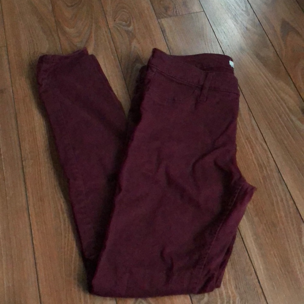 Hollister Maroon Jeans